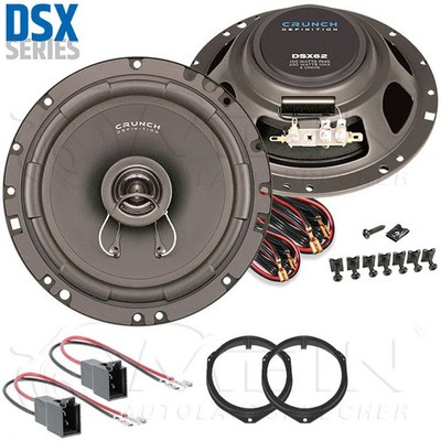 CRUNCH AUTO LAUTSPRECHER für OPEL CORSA B 1993-2000 Vorn Tür 2-Wege 200W #APUK