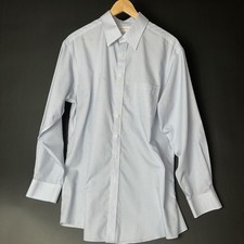 Roundtree Yorke Men's Gold Label Button Up Shirt Sz 17 34 Fitted Non-iron...
