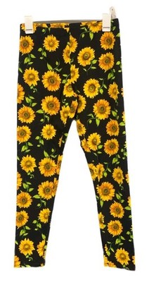 No Boundaries Junior Medium (7/9) Sunflower Ankle Leggings, NEW,  SHIPS FREE