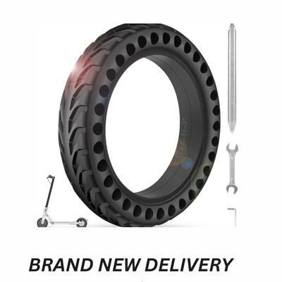 8.5x2 Solid Tire 50/75-6.1 Tubeless for Xiaomi M365 1S Pro 2 Gotrax XR