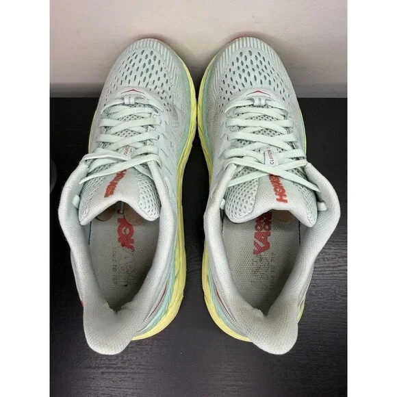 Hoka Clifton 7 Running Shoes Blue Yellow - Womens Size 8.5 thumbnail 6