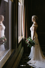 Justin Alexander Wedding Dress   Size 2/6   Lace  Train