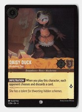 Daisy Duck - Musketeer Spy 7/204 Common Ursula's Return Lorcana Cold Foil NM