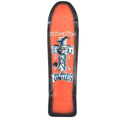 Dogtown Skateboard Deck Stonefish Longboard Burnt Orange Black Fade 9.5