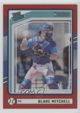 2024 Panini Donruss Rated Prospects Red 183/275 Blake Mitchell #116 1cx3