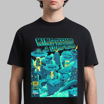 King Gizzard Lizard Wizard Queens NY 2026 Poster T-Shirt Unisex All Sizes CB0186