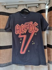 AC/DC T Shirt Back In Black Officially Licensed Mens Tee NEW Classic Rock Angus
