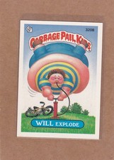 Topps Garbage Pail Kids Serie 8 1987 explotará #320B casi nuevo/casi nuevo+ *A50954