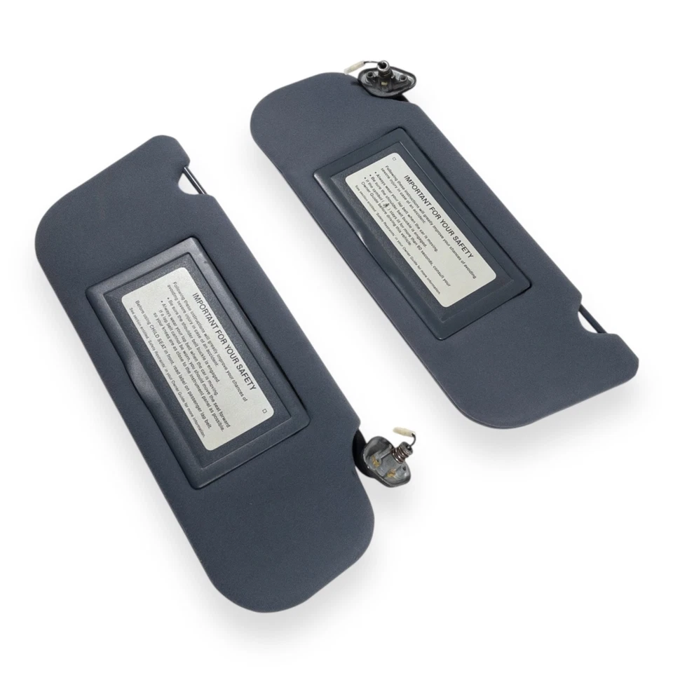 1989-1997 Ford Thunderbird Mercury Cougar Driver & Passenger Side Sun Visor Pair - Image 2 of 4