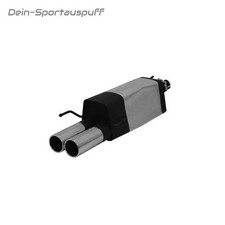 Remus Edelstahl Sportauspuff Opel Astra G CC u. Schrägheck 2x90mm rund