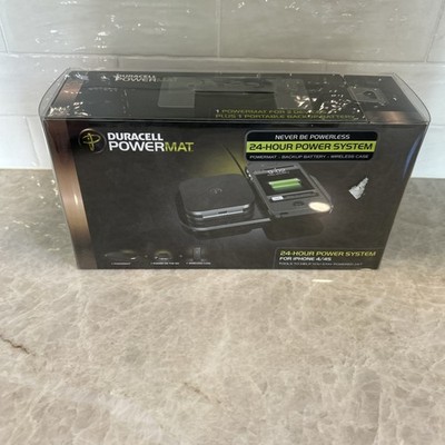 Duracell Powermat 24-Hour Power System for iPhone 4/4s - Black New Sealed