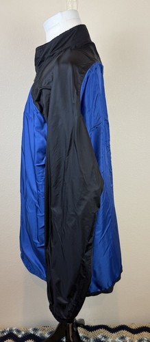 Men’s Marmot Jacket Blue Rain Coat Windbreaker Hooded Nylon Lined Size 2XL - Picture 4 of 7