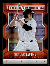Skyler Ewing 2014 Elite Extra Edition Orange Status Die Cut 8/10 #73