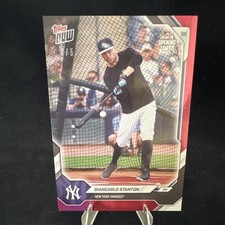 Topps 2026 Now Road to Opening Day Giancarlo Stanton Serial /5 Yankees