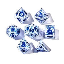 Dispel Dice & Supplies Poly Set - Qinghua (7) EX