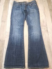 Citizens Of Humanity Ingrid 002 Low Waist Flare Distressed Faded Jeans 30x32