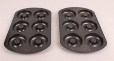 Wilton 6-Cavity Doughnut Baking Pan Non-Stick Lot of 2 pre-owned