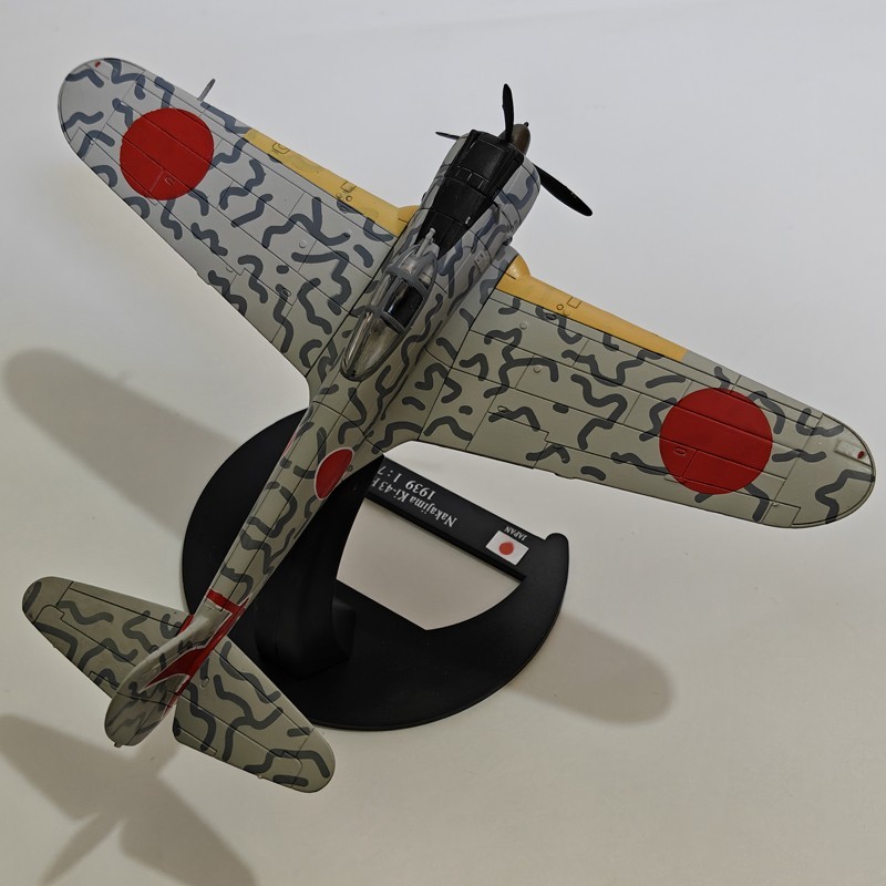 ミリタリーフィギュア　43 1:72 WWII Japan Nakajima Ki-43 Hayabus Fighter Model Diecast