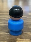 Vintage Fisher Price Little People Asian Boy Figure with Blue Body — photo 3