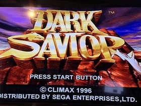 Dark Savior (Sega Saturn, 1996) CIB Tested No Foam