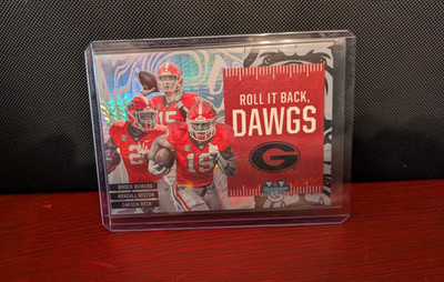2023 Bowman's Best University - Signs of the Times Brock Bowers, Carson Beck,...