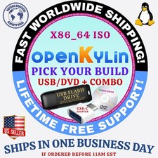 openKlyin LINUX OS  LATEST BUILDS ISO  DVD, USB, COMBOS  FAST SHIPPING