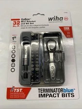 Wiha Impact Bit Set 1/4 In Drive X 1 In Bits 32Pc 76889