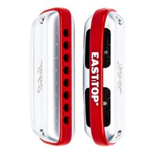 Blues Harmonica C Key 8 Hole Diatonic Mouth Organ Harp For Beginners Red