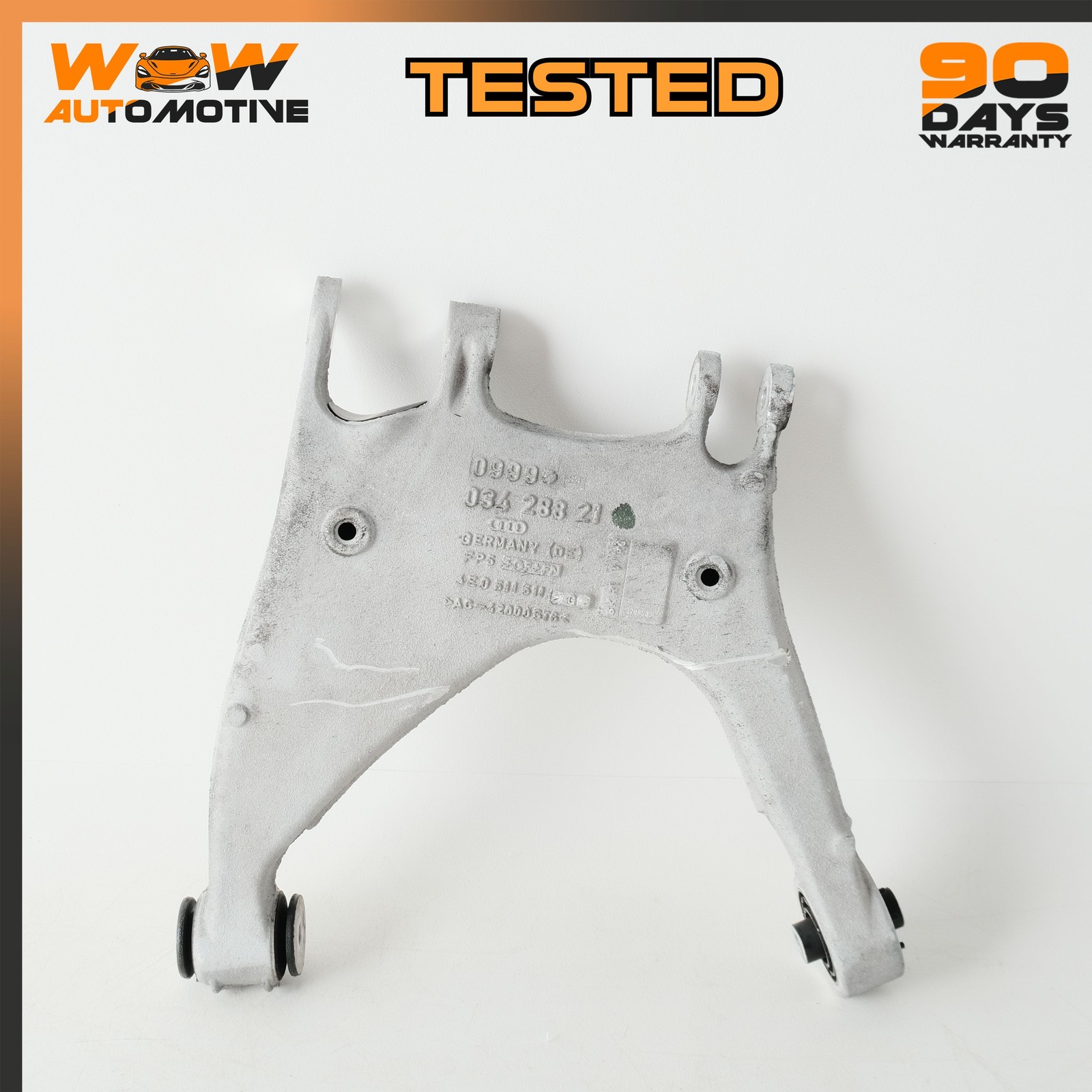 04-19 BENTLEY CONTINENTAL FLYING SPUR GT REAR LEFT LOWER CONTROL ARM OEM