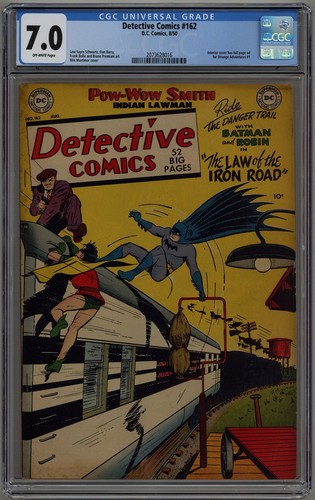 DETECTIVE COMICS #162 CGC 7.0 OFF-WHITE PAGES DC COMICS 1950