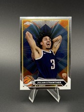 2023-24 Topps Chrome - Julian Strawther #134 (RC)