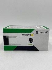New Lexmark 74C10Y0 Yellow Toner Cartridge