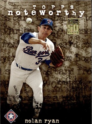 2001 Topps #TN32 Nolan Ryan Noteworthy