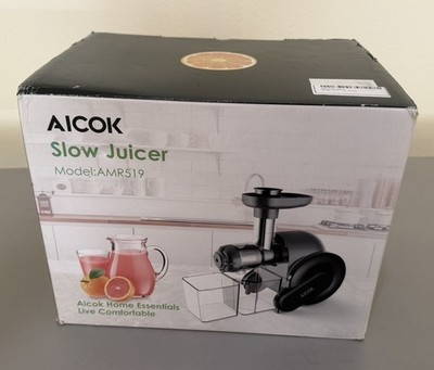 AICOK Model: AMR519 Slow Masticating Cold Press Juicer Brand New