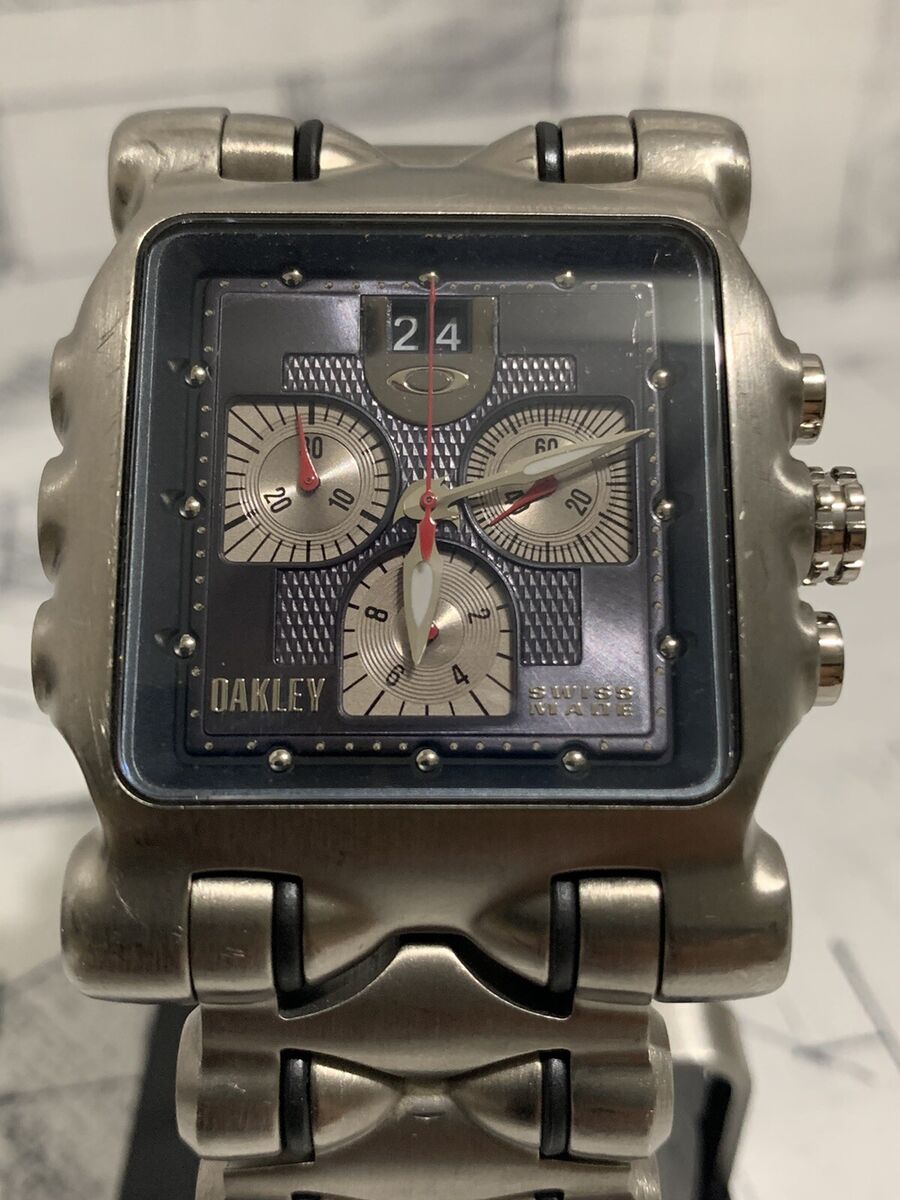 Oakley Minute Machine Watch, Titanium Bracelet, Oakley X Oakley Minute Machine Watch, Titanium Bracelet, Oakley X