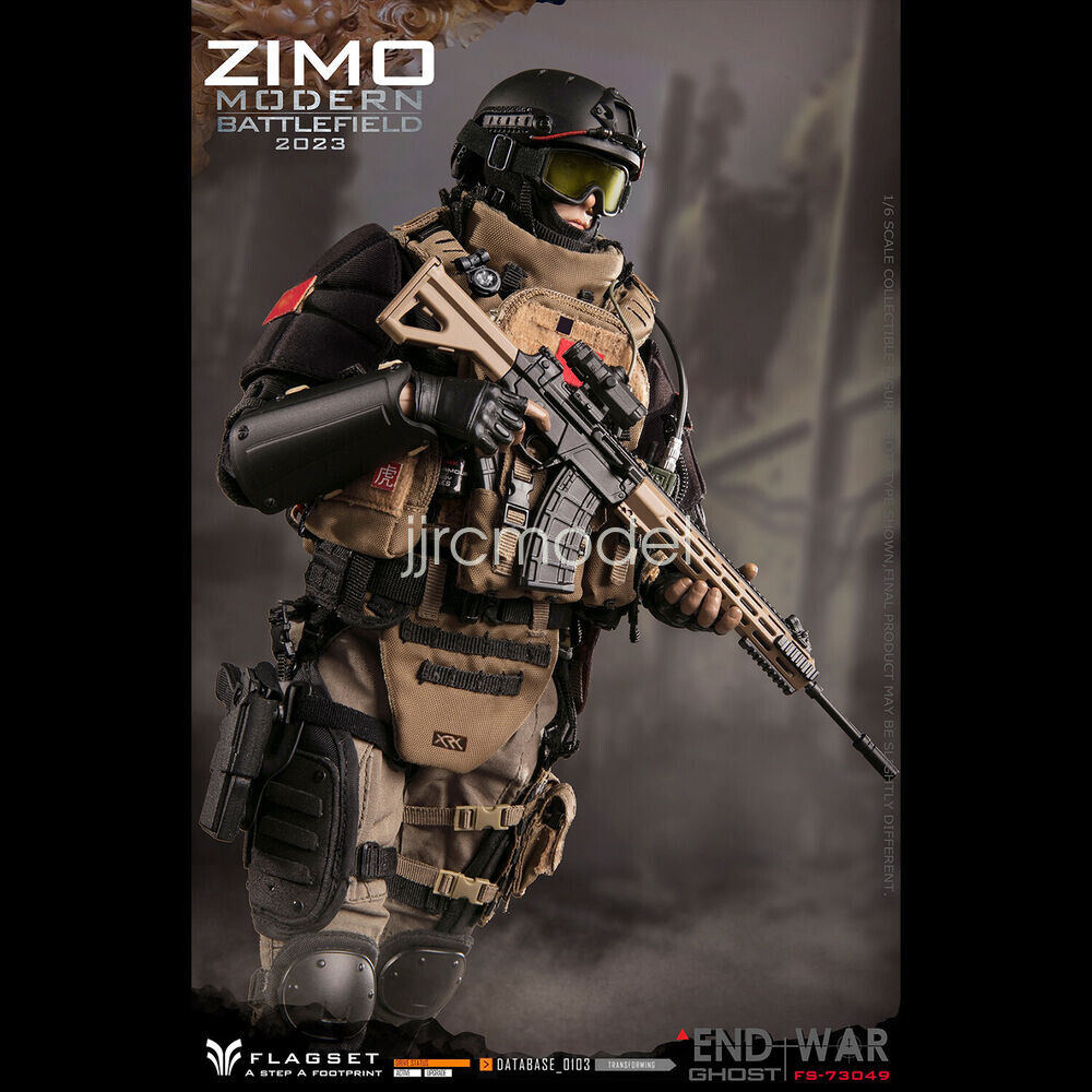 1/6 scale FLAGSET FS-73049 Modern Battlefield End War Ghost Zimo