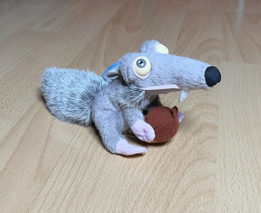 Neu Ice Age Stofftier Scrat Plüsch Figur 2002 Jakks TV  Animation Stofftier - Bild 4 von 4