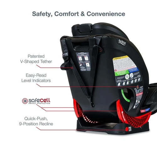 Britax One4Life All-in-One Car Seat - Cool Flow Carbon Brand New w/Free Shipping - Picture 9 of 15