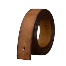Men 1.5inch Wide Replacement Waist Belt Strap Leather belt without Buckle belt