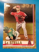 2019 Topps Baseball Gold Border Parallel #US29 Tommy LaStella Serial #/2019