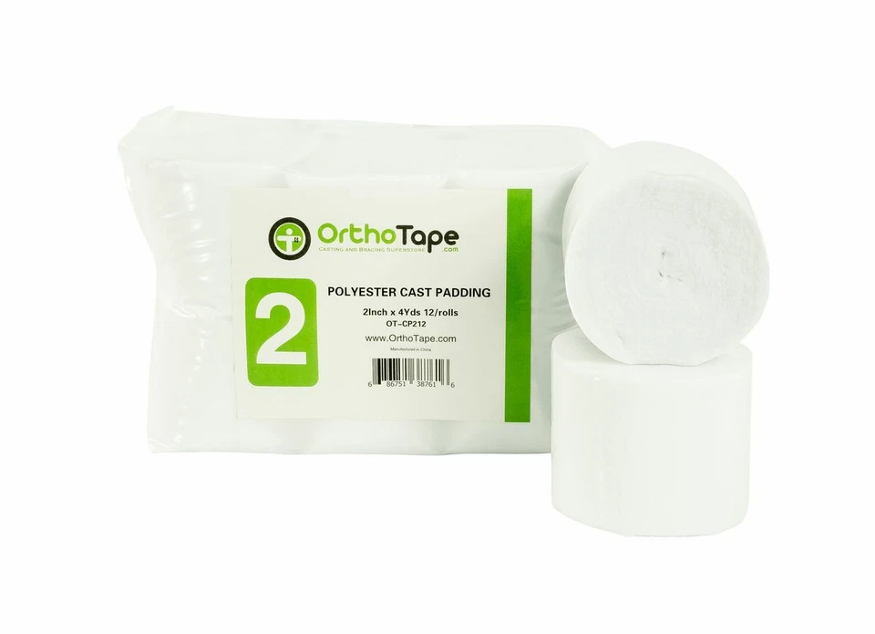 2 Inch X 4 Yards OrthoTape Orthopedic Cast Padding (12 rolls/bag) - Image 2 of 2