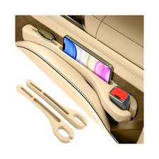2PCS Car Seat Gap Filler Organizer with Phone Holder, Upgrade Version Car Se...