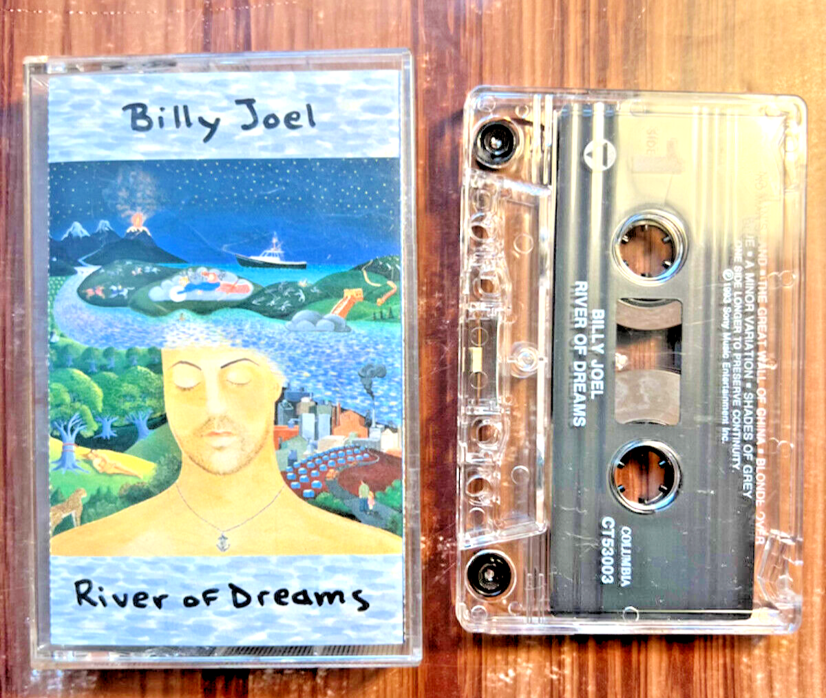 Billy Joel River Of Dreams Cassette Tape 1993 Album Rock Pop Music 