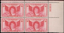 Scott # 962 - Francis Scott Key - Plate Block Of 4 - MNH - 1948