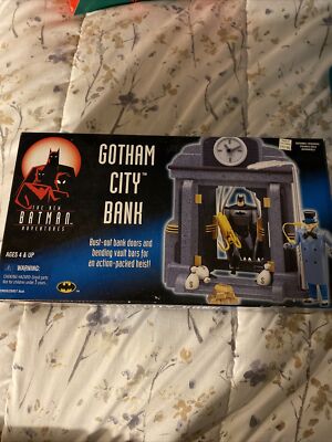 New Batman Adventures GOTHAM CITY BANK Playset | eBay