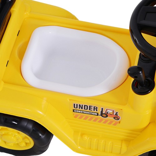 Ride On Car Toy Excavator Digger Pulling Cart Pretend Play Construction Truck - Picture 19 of 20