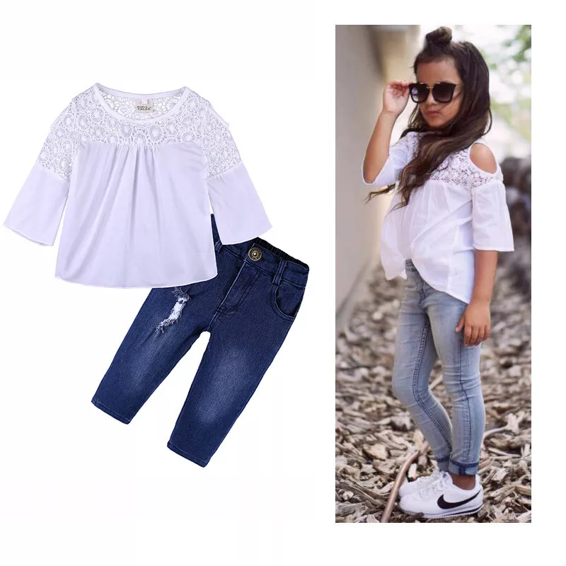 White jeans hotsell for baby girl