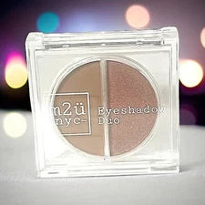 M2U NYC Eyeshadow Duo in Park Slope 0.07 oz New Without Box