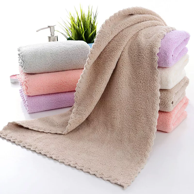 Microfiber Towel Shower Hair Face Hand Towel Home Towels Absorbent Towe  Comfort*