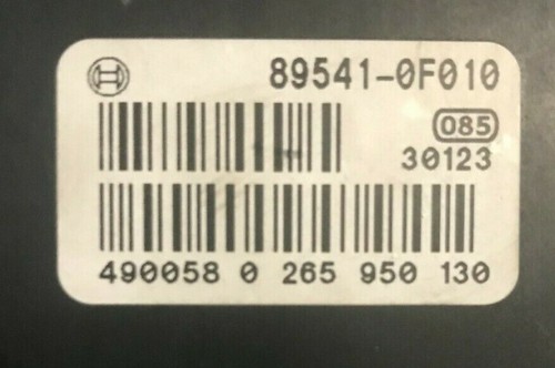 ⭐ ABS TOYOTA COROLLA VERSO 0265950130 89541-0F010 0265225284 44540-0F010 ⭐ - Picture 2 of 3